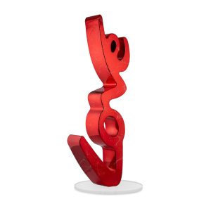 SCRITTA LOVE VERTICALE ROSSO