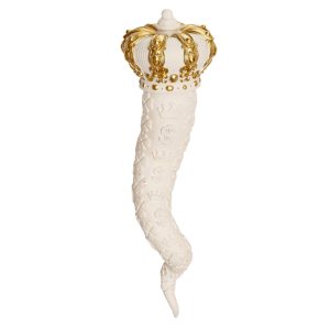 CORNO PORTAFORTUNA BIANCO PICCOLO
