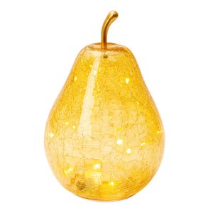 PERA DECORATIVA LUMINOSA - PICCOLA GIALLA