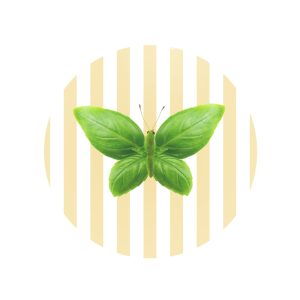 TAGLIERE IN VETRO ROTONDO DECORO FARFALLA