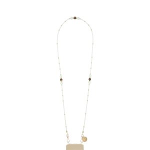 COLLANA LUNGA PER CELLULARE - IRIS BEIGE