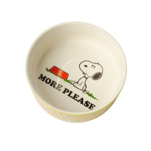 CIOTOLA PER CANI - SNOOPY MORE PLEASE YELLOW