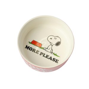 CIOTOLA PER CANI - SNOOPY MORE PLEASE RED