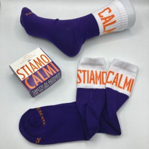 CALZINI STIAMO CALMI VIOLA