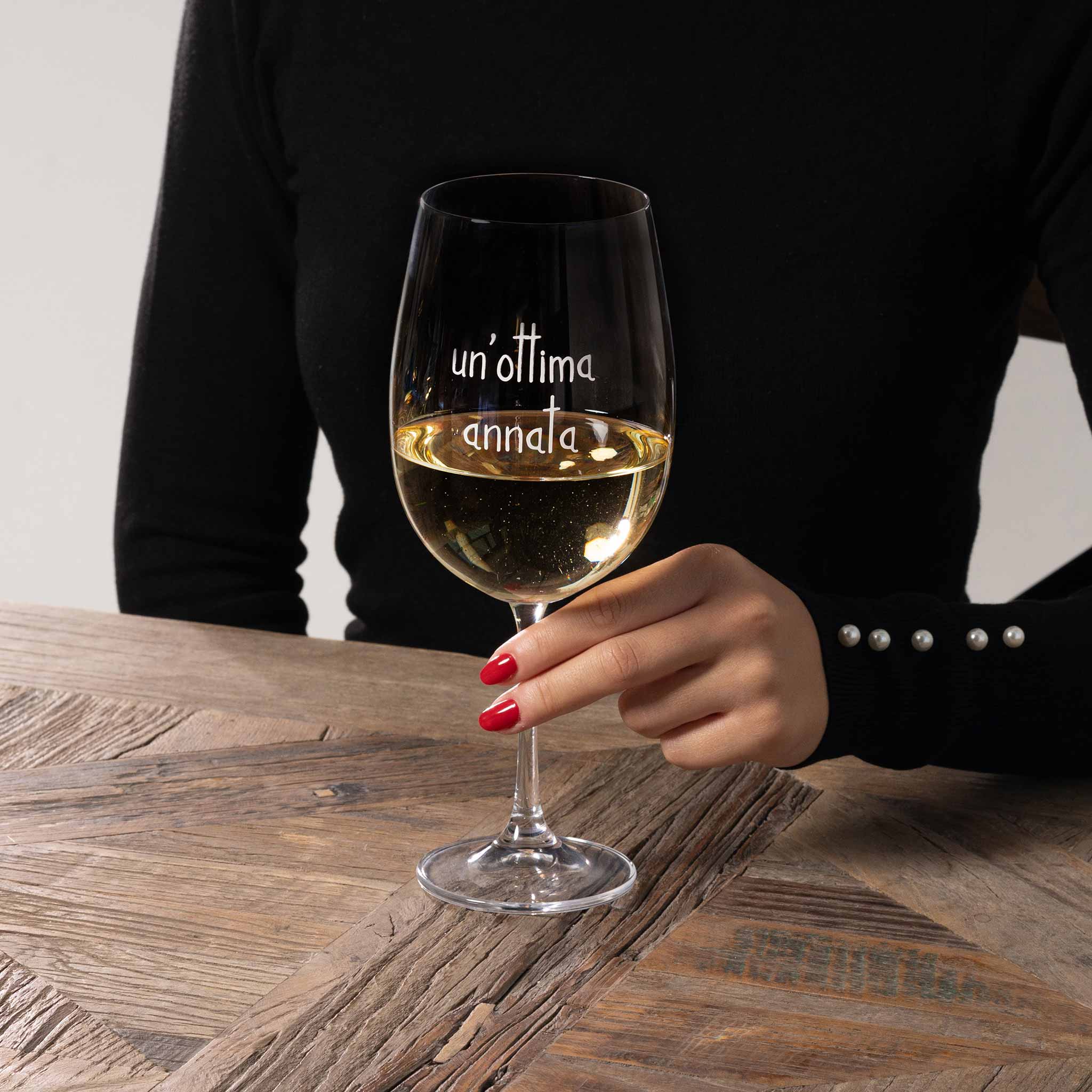 COPPIA CALICI "UN OTTIMA ANNATA"