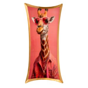 VASSOIO METALLO GIRAFFA