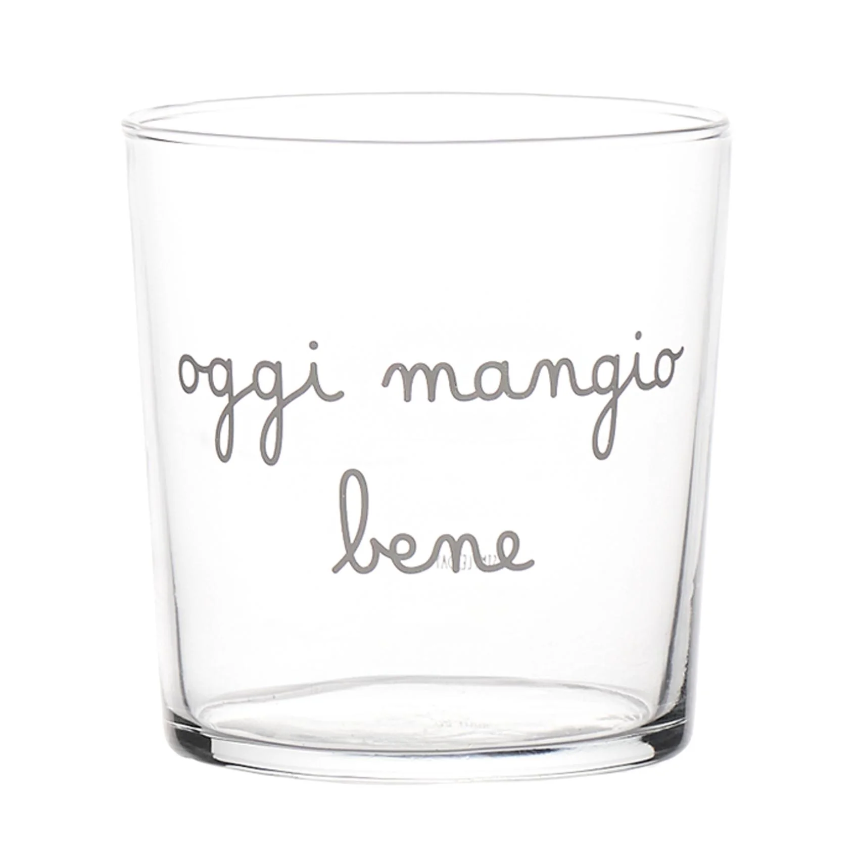 BICCHIERE "OGGI MANGIO BENE" - immagine 2