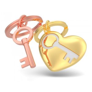 PORTACHIAVI LA CHIAVE DEL CUORE