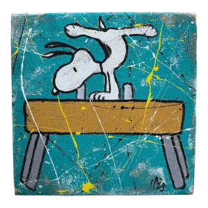 QUADRO SNOOPY GINNASTICA