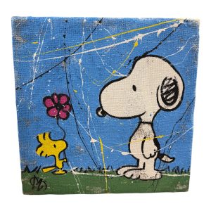 QUADRO SNOOPY FIORE