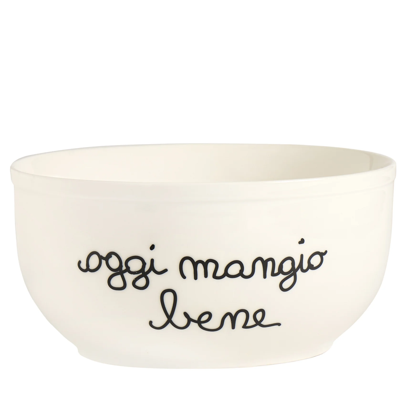 INSALATIERA "OGGI MANGIO BENE" 25CM - immagine 2