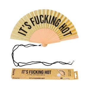 VENTAGLIO "IT'S FUCKING HOT" GOLD