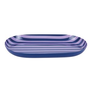 VASSOIO OVALE ANIMADO - BLU VIOLA