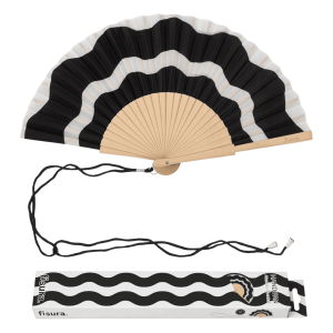 VENTAGLIO "BLACK & WHITE WAVES"