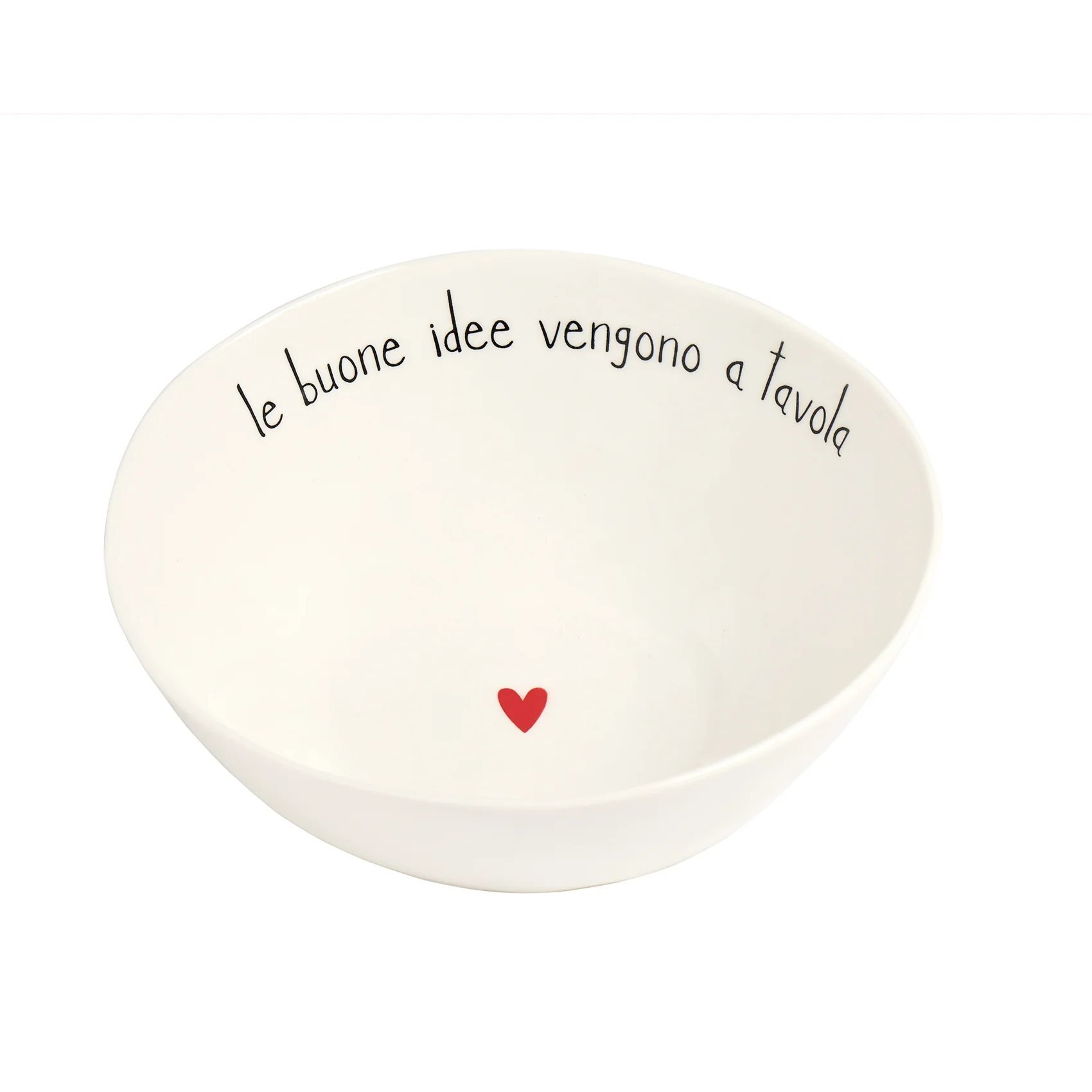 INSALATIERA "LE BUONE IDEE VENGONO A TAVOLA" - immagine 2