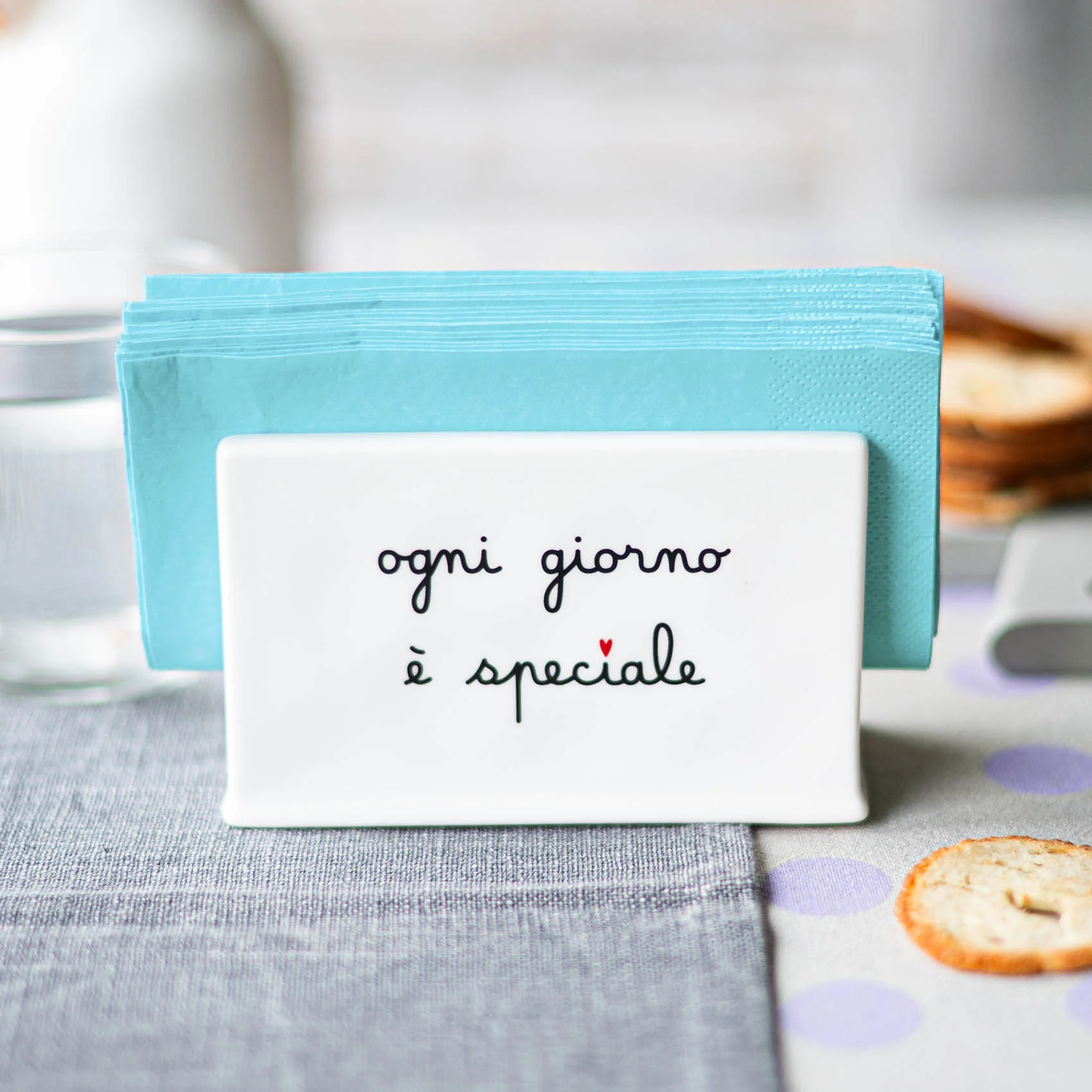 PORTATOVAGLIOLI "OGNI GIORNO E' SPECIALE" PICCOLO