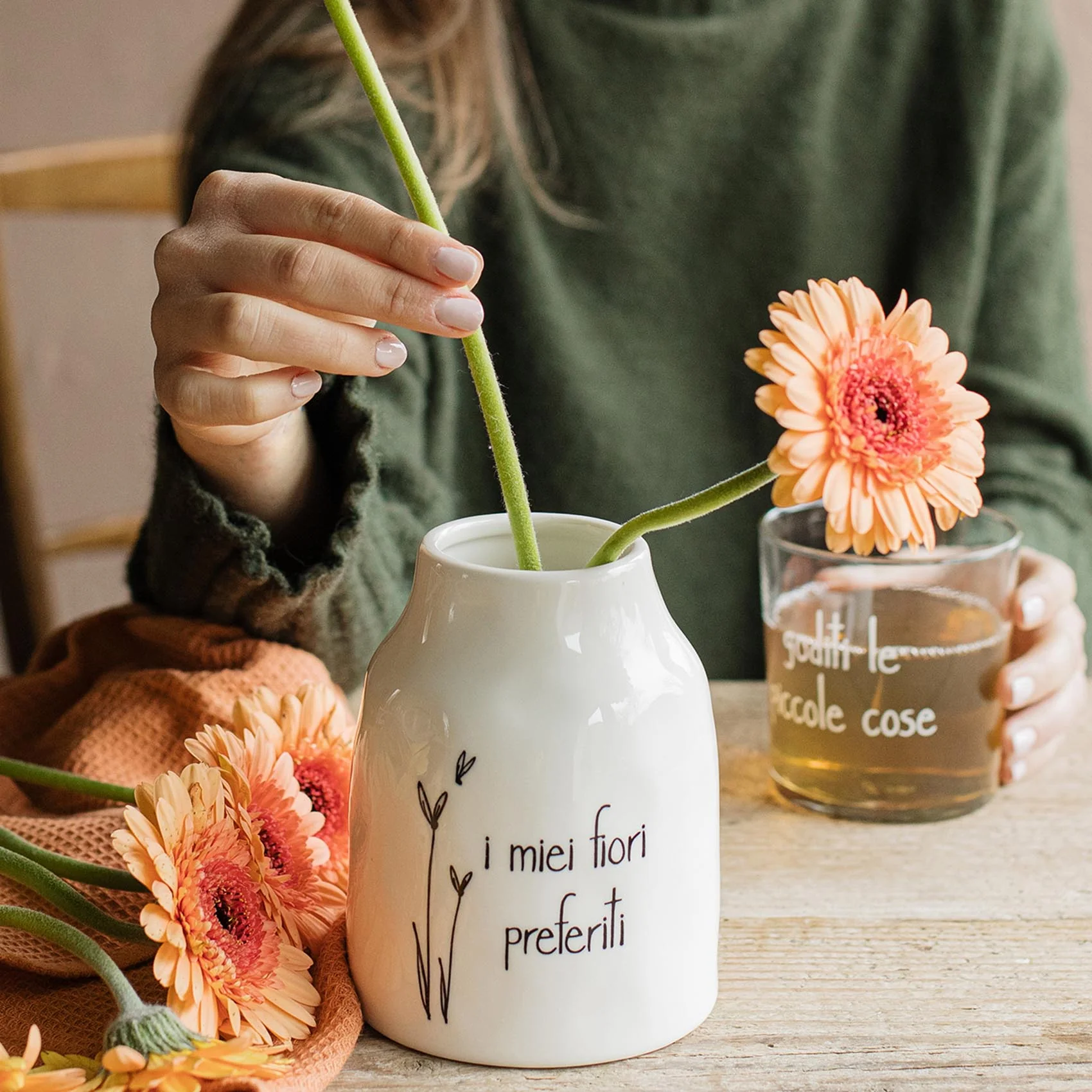 VASO ALTO "I MIEI FIORI PREFERITI" H13