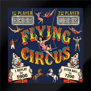 QUADRO LED FLIPPER - CIRCUS QUADRATO