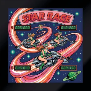 QUADRO LED FLIPPER - STAR RACE
