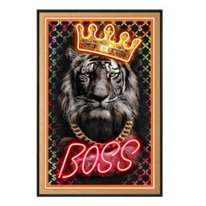 QUADRO LED TIGER BOSS 60X90